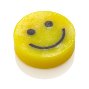 Ovis Glycerinseife Smiley Zitronenseife 7 cm 80 g