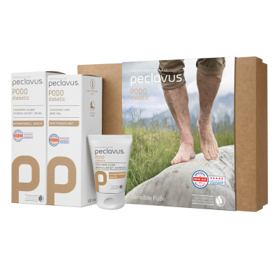 peclavus® PODOdiabetic Gerschenk-Set Sensible Füße