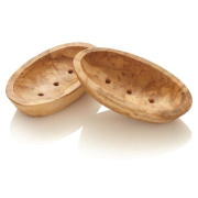 spaDomi® Olivenholz-Seifenschale oval