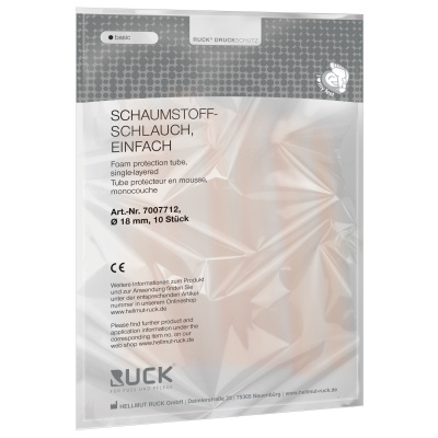 RUCK Druckschutz basic Schaumstoffschlauch einfach Ø18mm, 10er Pack