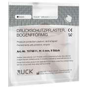 RUCK Druckschutz basic Druckschutzpflaster bogenf&ouml;rmig 4 mm, 9er Pack