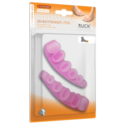 RUCK Druckschutz smartgel Zehentrenner pink Größe 41-46, 1 Paar