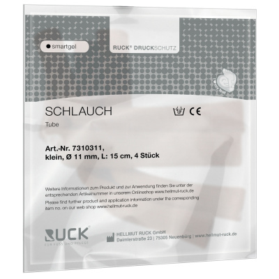 RUCK Druckschutz smartgel Schlauch klein, Ø/L: 11mm/15cm 4er Pack