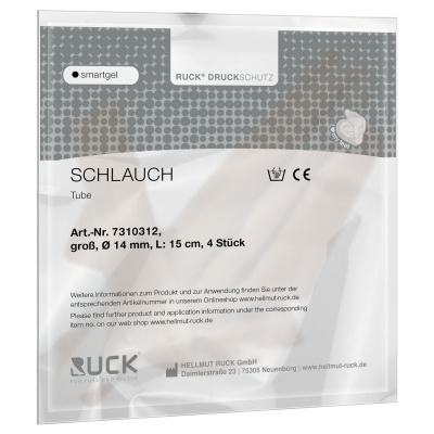 RUCK Druckschutz smartgel Schlauch groß, Ø/L: 14mm/15cm 4er Pack
