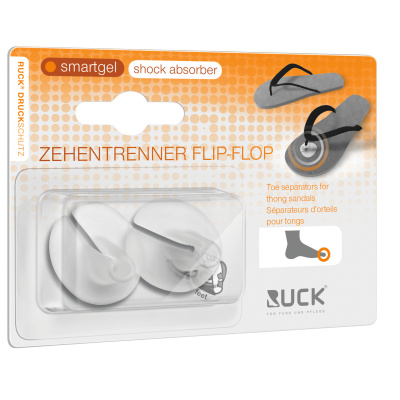 RUCK Druckschutz smartgel Zehentrenner Flip-Flop (Einheitsgröße) 1 Paar