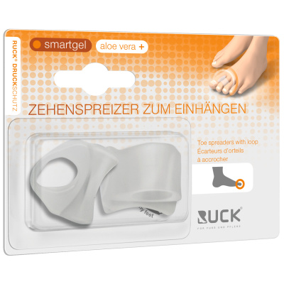 RUCK Druckschutz smartgel Zehenspreizer zum Einhängen mittel, Ø/B/L: 15/27/27mm, 2er Pack