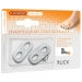 RUCK Druckschutz smartgel Zehenteiler mit 2-fach Schlaufe S/M, Ø1,1/Ø1,1mm, 2er Pack