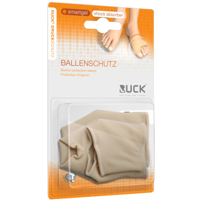 RUCK Druckschutz smartgel Ballenschutz groß, Größe 41-46 Stärke: 3mm, 2er Pack
