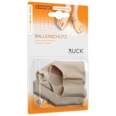 RUCK Druckschutz smartgel Ballenschutz klein, Größe 36-40 Stärke: 3mm, 2er Pack