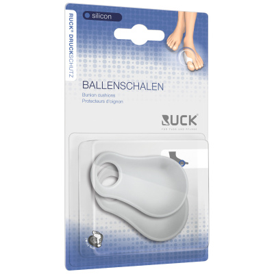 RUCK Druckschutz silicon Ballenschalen in Einheitsgröße, 2er Pack