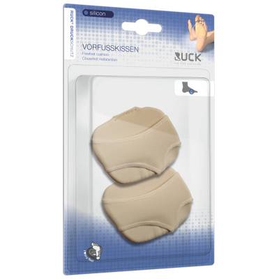 RUCK Druckschutz silicon Vorfußkissen klein, Größe 35-39 , 2er Pack