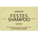 spaDomi® festes Shampoo Lemon 60 g