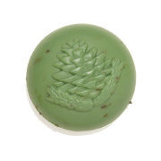 Ovis Schafmilchseife rund Zirbe grün 8 cm 110 g