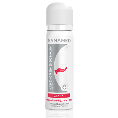 SANAMED Hand-Creme-Schaum „Granat“ 100 ml