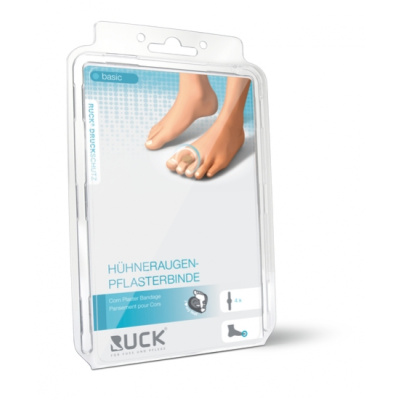 RUCK® Druckschutz basic Hühneraugenpflasterbinde Einheitsgröße (4 Stk.)