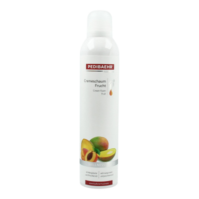 PEDIBAEHR Cremeschaum Frucht mit Mangobutter und Pfirsichkernöl 300 ml (Kabinettware)
