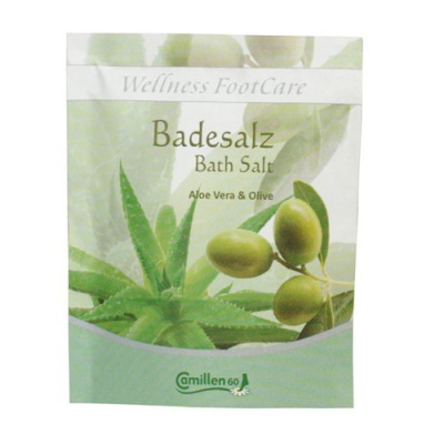 Camillen 60 Wellness Foot Care Badesalz Aloe / Olive 40 g Beutel