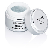 BAEHR BEAUTY CONCEPT NAILS Colour-Gel Glitter White Silver 5 ml