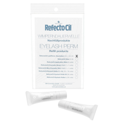 RefectoCil® EYELASH PERM Refill LashPerm 3,5 ml und Neutralizer 3,5 ml (2x 3,5 ml = 7 ml)